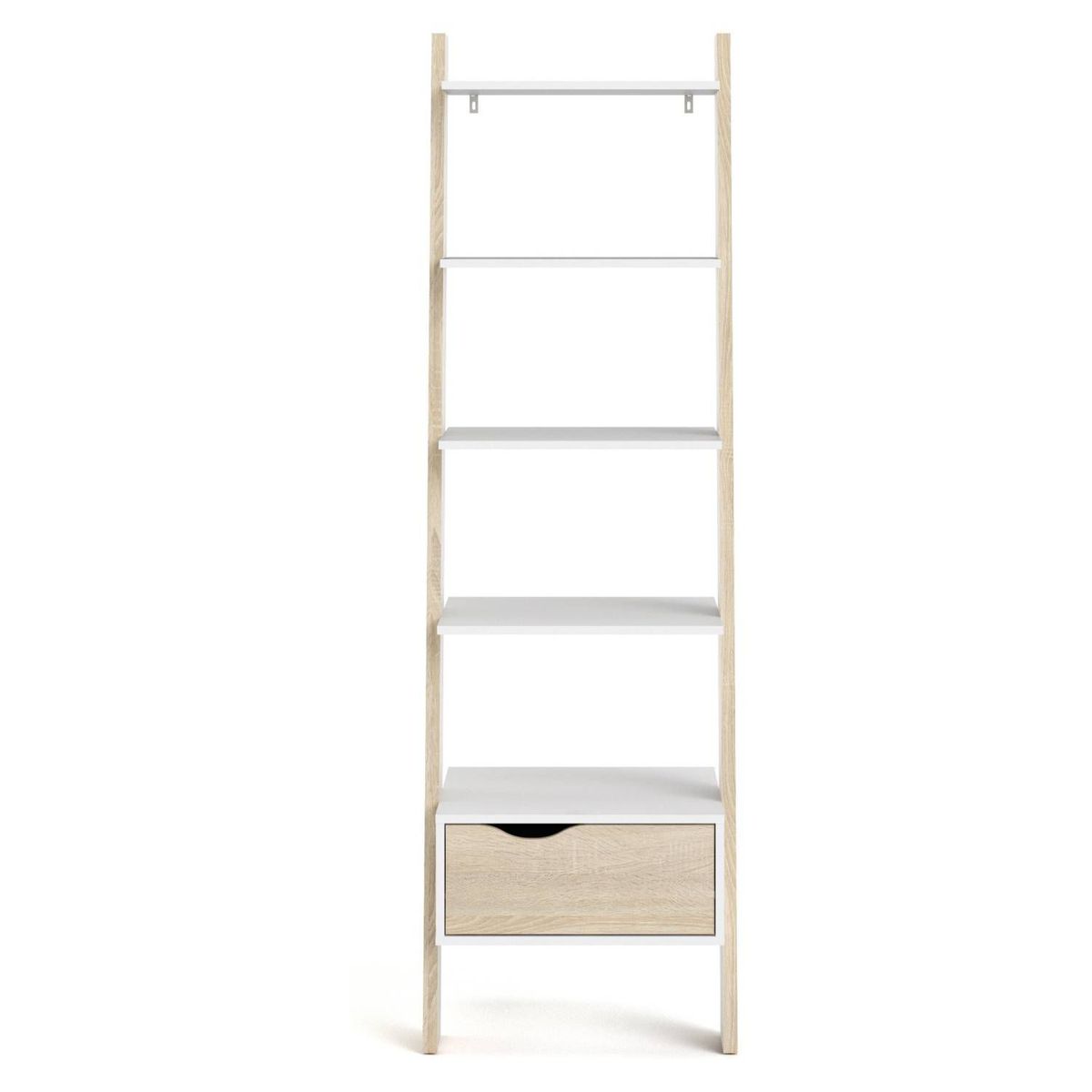 TU MESITA - Estante Vitange Ivana 1 Cajón Blanco cRoble TU MESITA