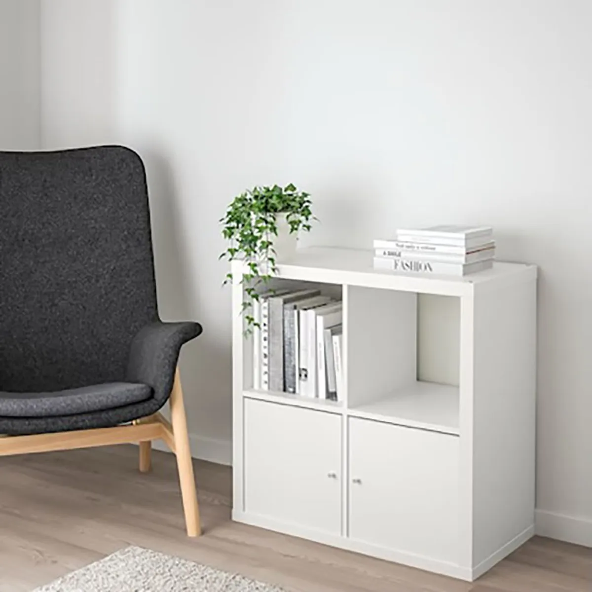 TU MESITA - Estante Contemporáneo Guse Blanco 77 cm TU MESITA