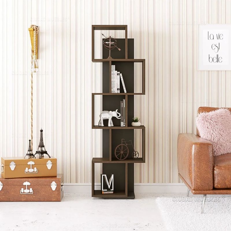 TU MESITA - Estante Contemporáneo Extremadura Café 150cm TU MESITA