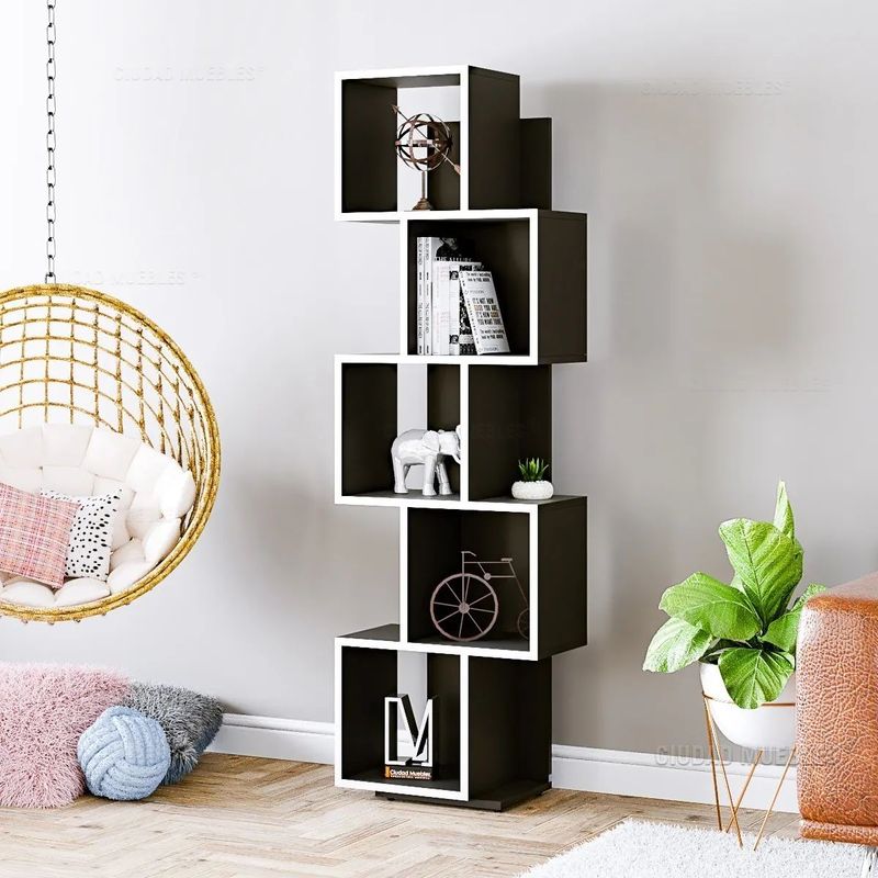 TU MESITA - Estante Contemporáneo Extremadura Negro 150cm TU MESITA