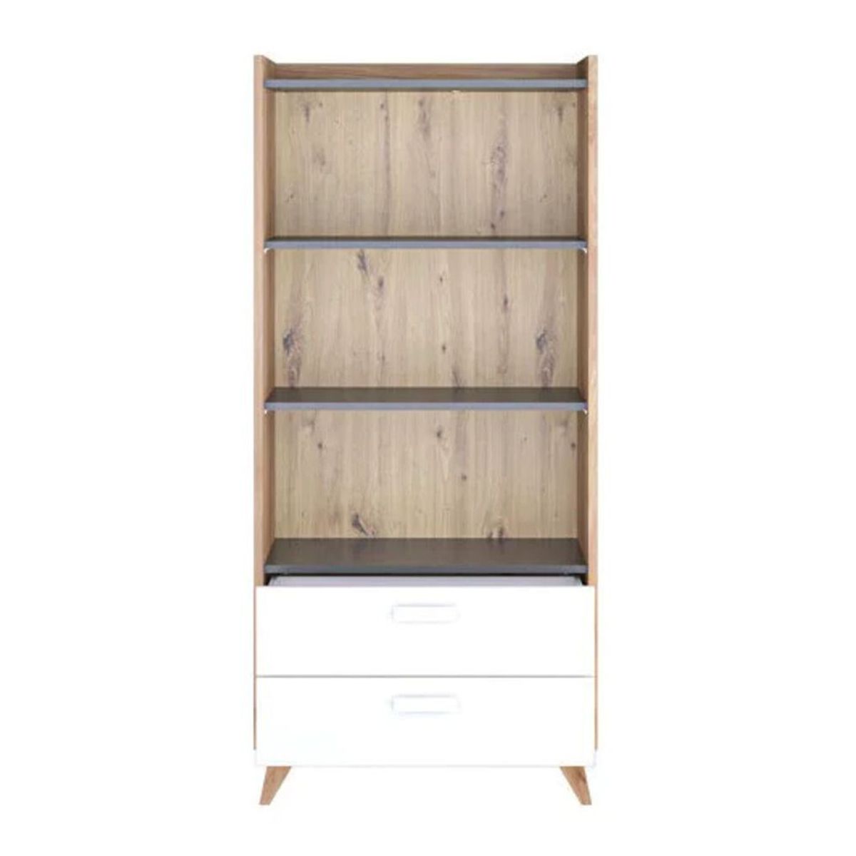 TU MESITA - Librero Clásico Montana multicolor 2 cajones TU MESITA