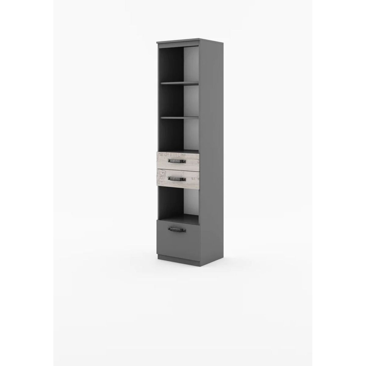 TU MESITA - Estanteria Vertical moderna VIrginia color GrisCeniza TU MESITA