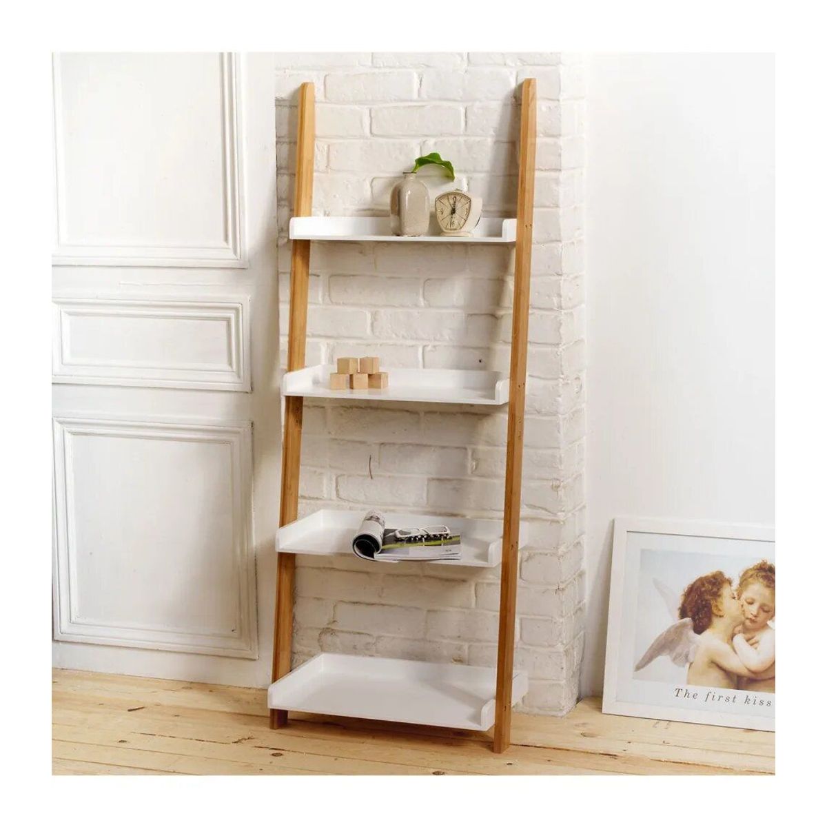 TU MESITA - Estante Contemporáneo Monde 4 repisas TU MESITA