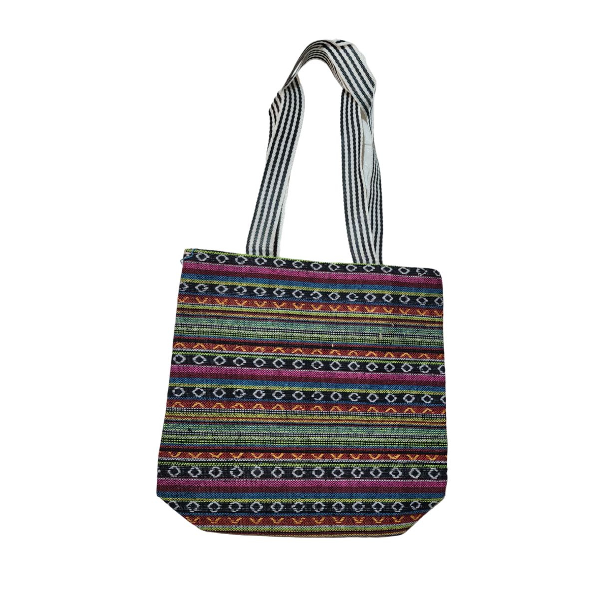 GENERICO - Bolso de 34x31x12 con cierre de poliéster tejido oscuro