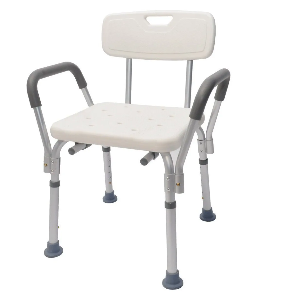 GENERICO - Silla ducha aluminio con brazos