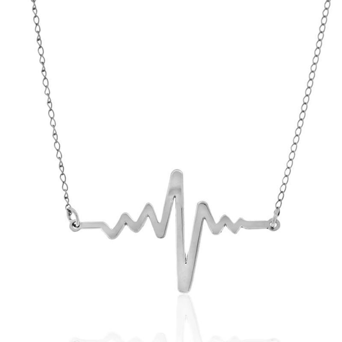 GENERICO - Collar Electrocardiograma - Plata 950 - Musas Vanidosas