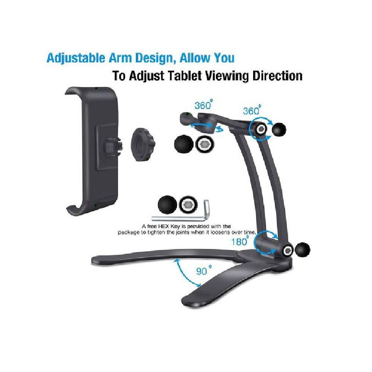 OTTOWARE - Soporte de escritorio o pared para tablet