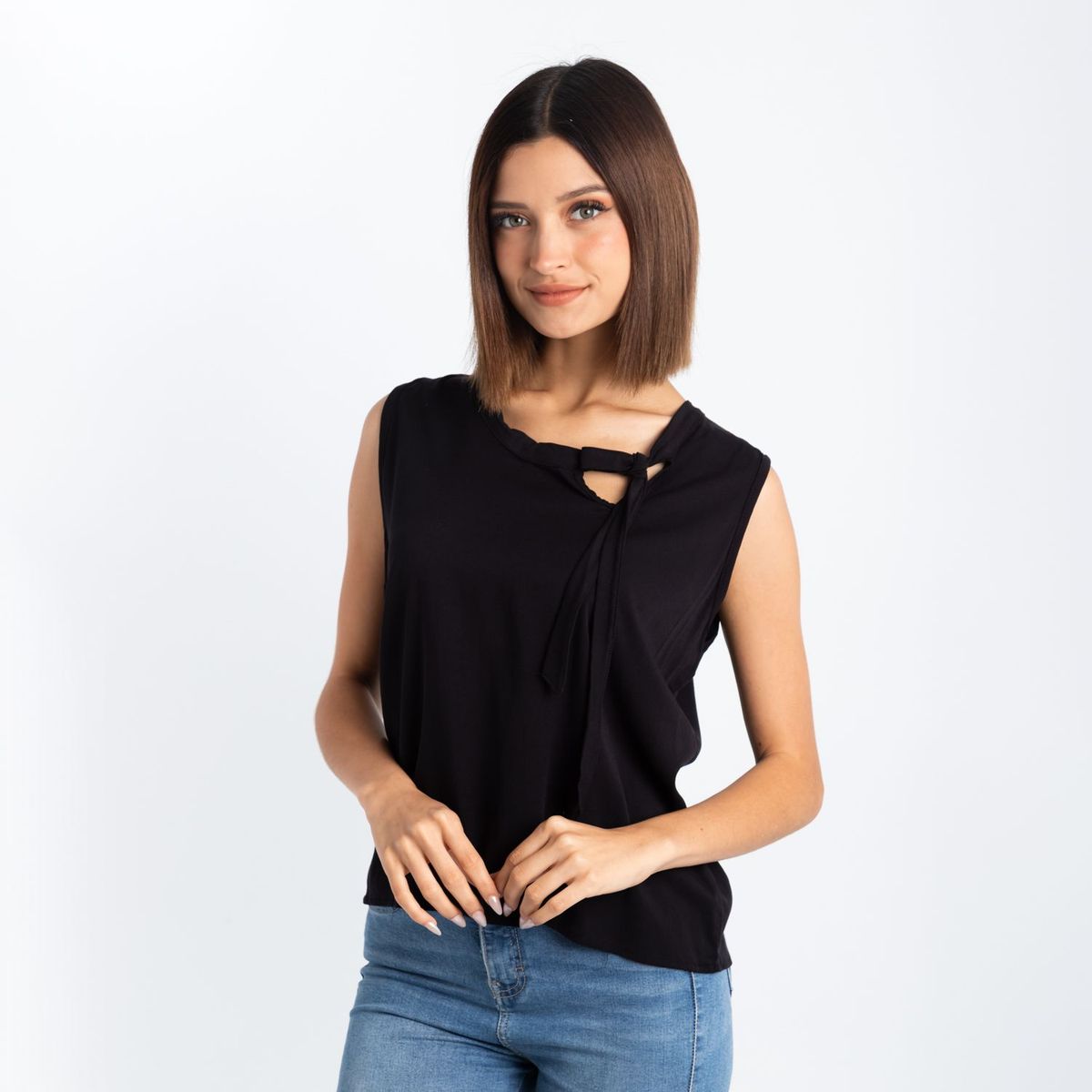NEBULA - Blusa Layel - Nébula - Negro