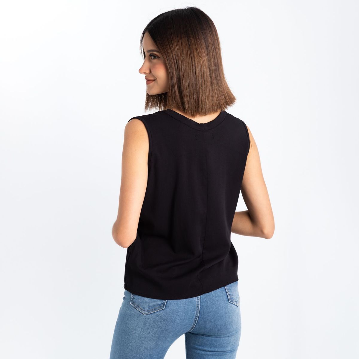 NEBULA - Blusa Layel - Nébula - Negro