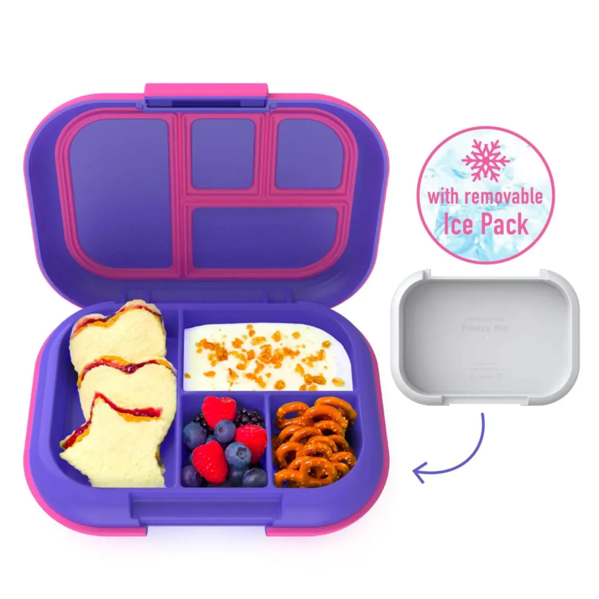 BENTGO - Lonchera Bentgo Kids Chill Lunch Box - Electric Violet