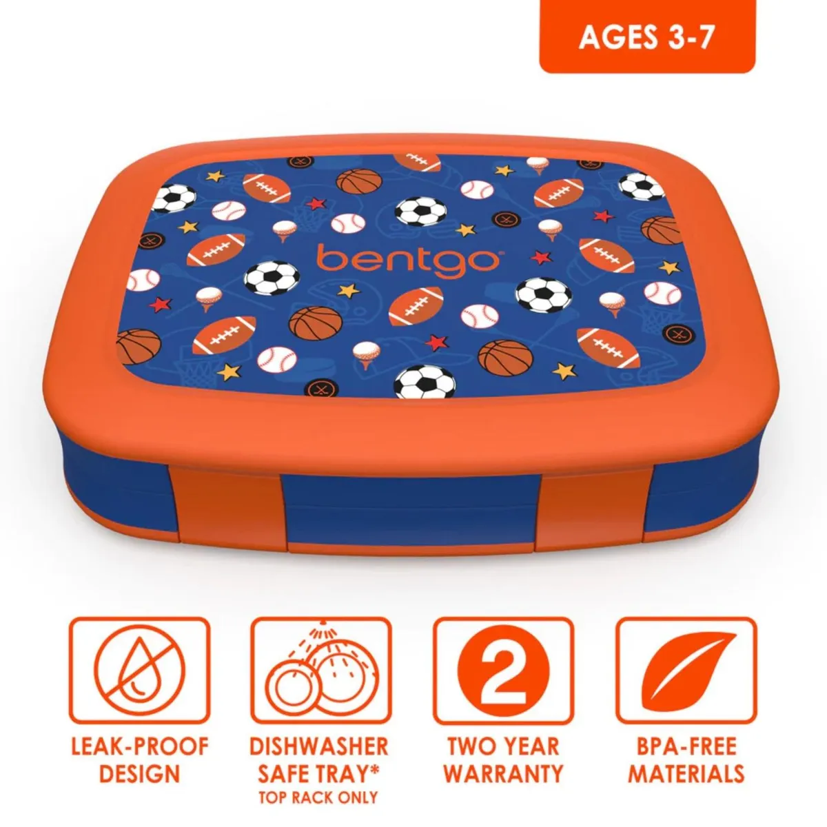 BENTGO - Lonchera Bentgo Kids Lunch Box - Balones