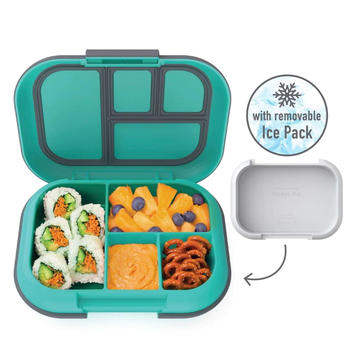 BENTGO - Lonchera Bentgo Kids Chill Lunch Box - Electric Aqua