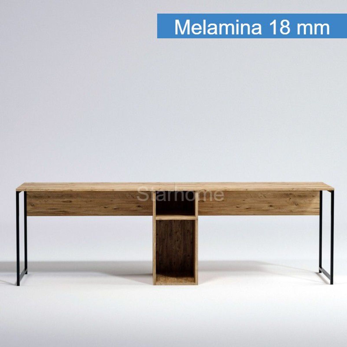 STARHOME - ESCRITORIO STARHOME ESTILO INDUSTRIAL MASSAKI ROBLE