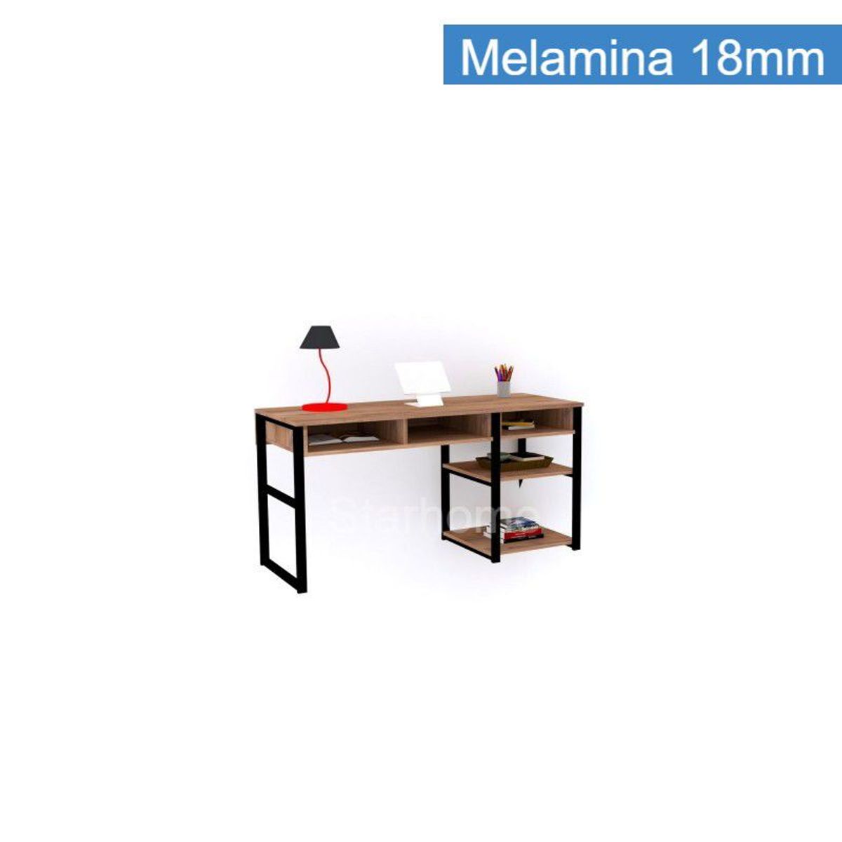 STARHOME - ESCRITORIO STARHOME ESTILO INDUSTRIAL TEMPO ROBLE