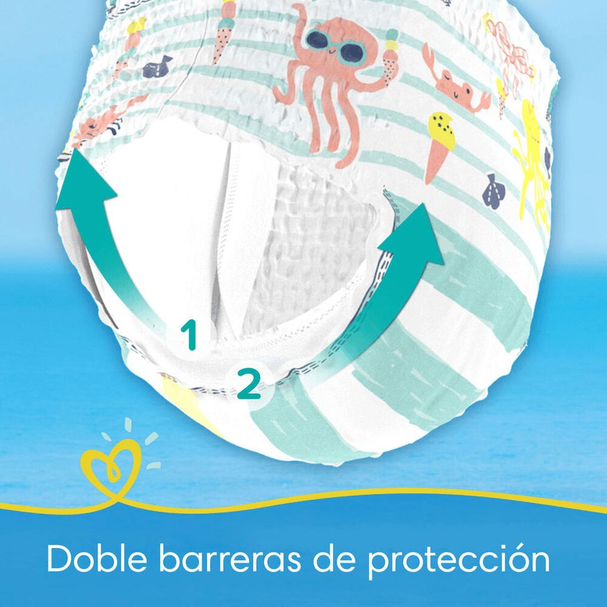 PAMPERS - Pañales para Piscina Pampers Splashers Talla G-XG 10 un
