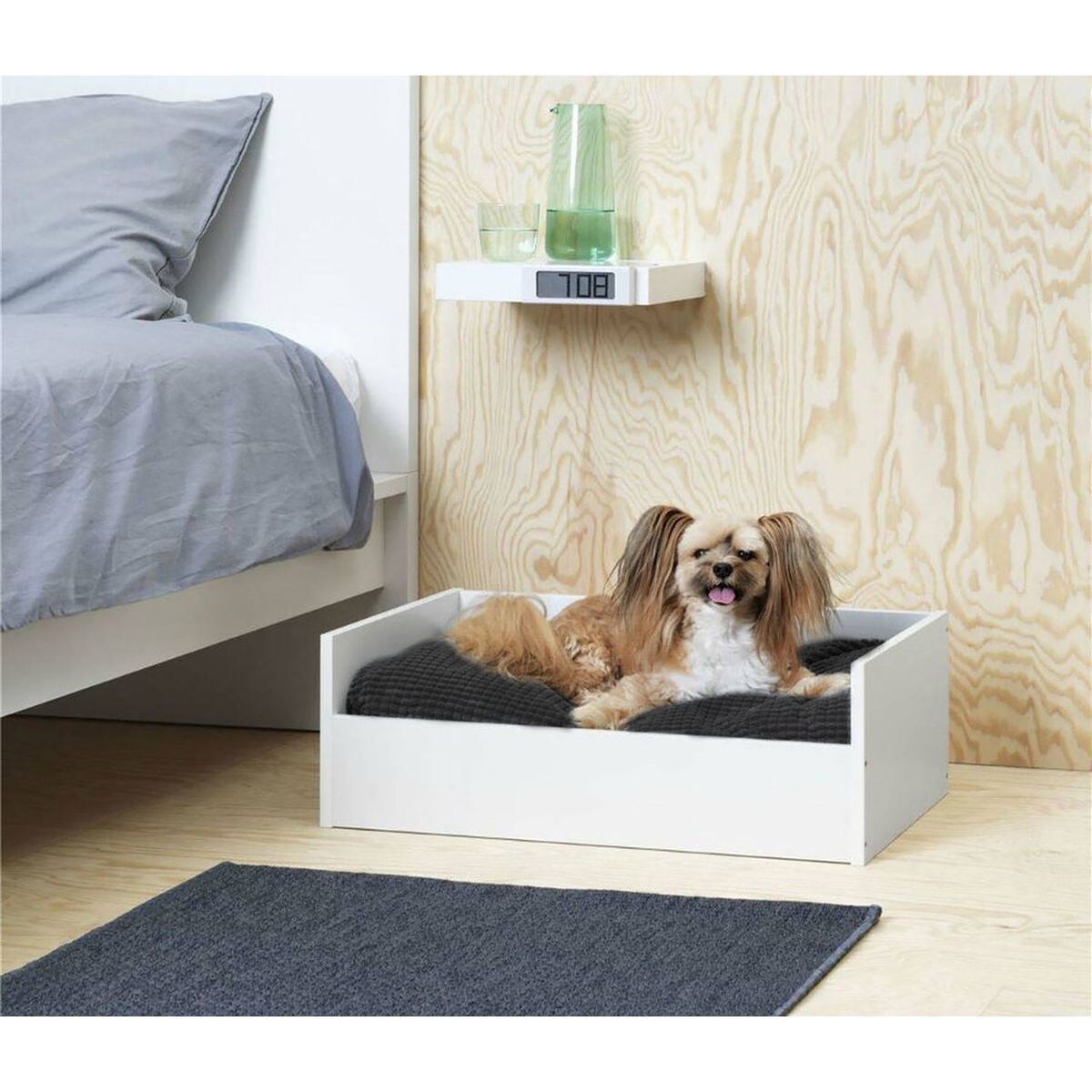 VILLA HOGAR - Cama mascota Bumer medium 65.5 cm incluye colchoneta