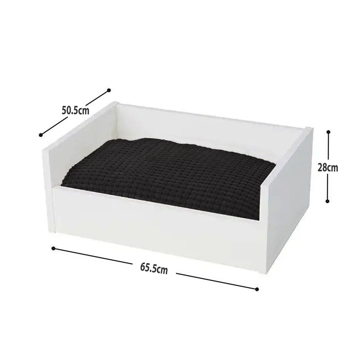 VILLA HOGAR - Cama mascota Bumer medium 65.5 cm incluye colchoneta