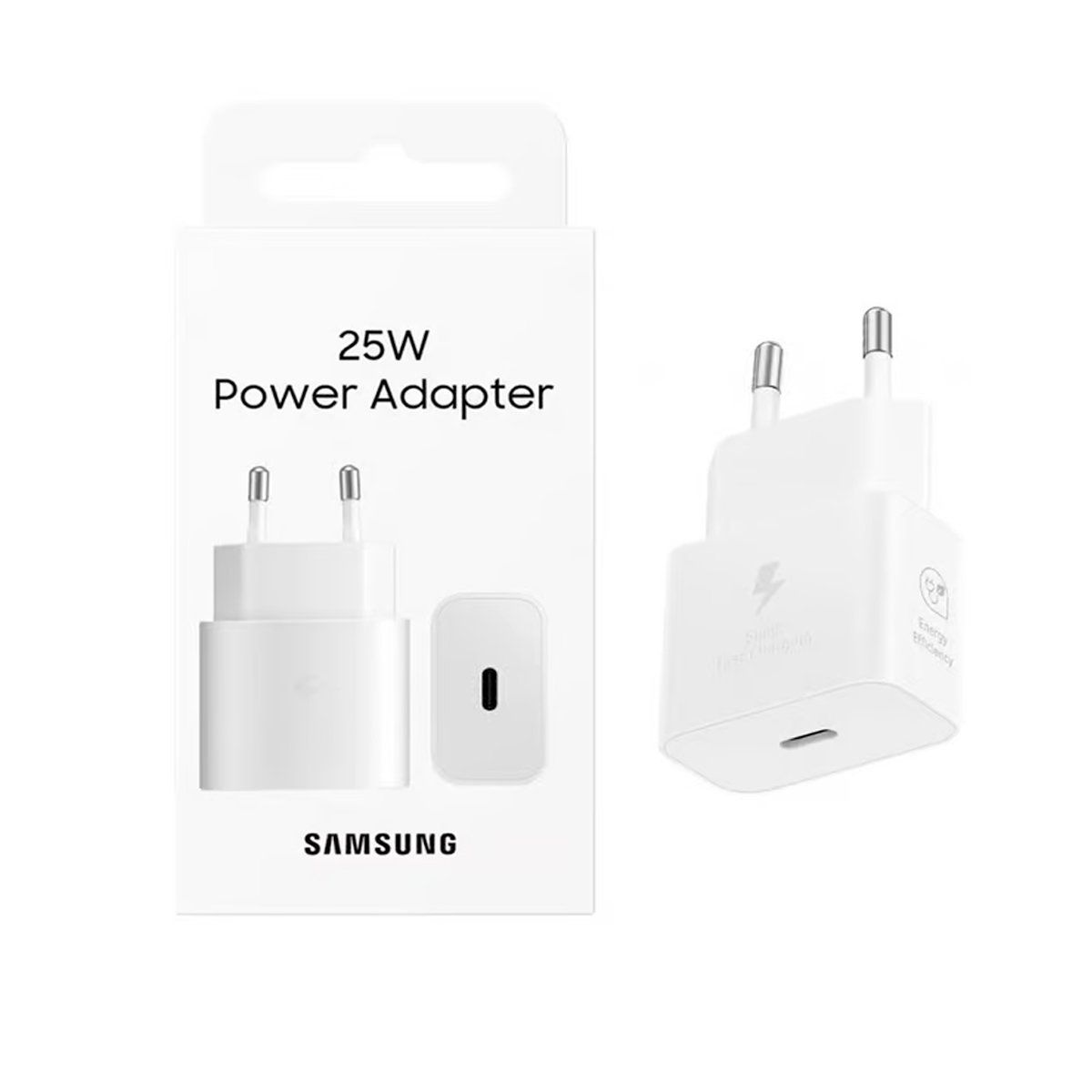 SAMSUNG - Cargador  25W para Samsung A55 Original - Blanco