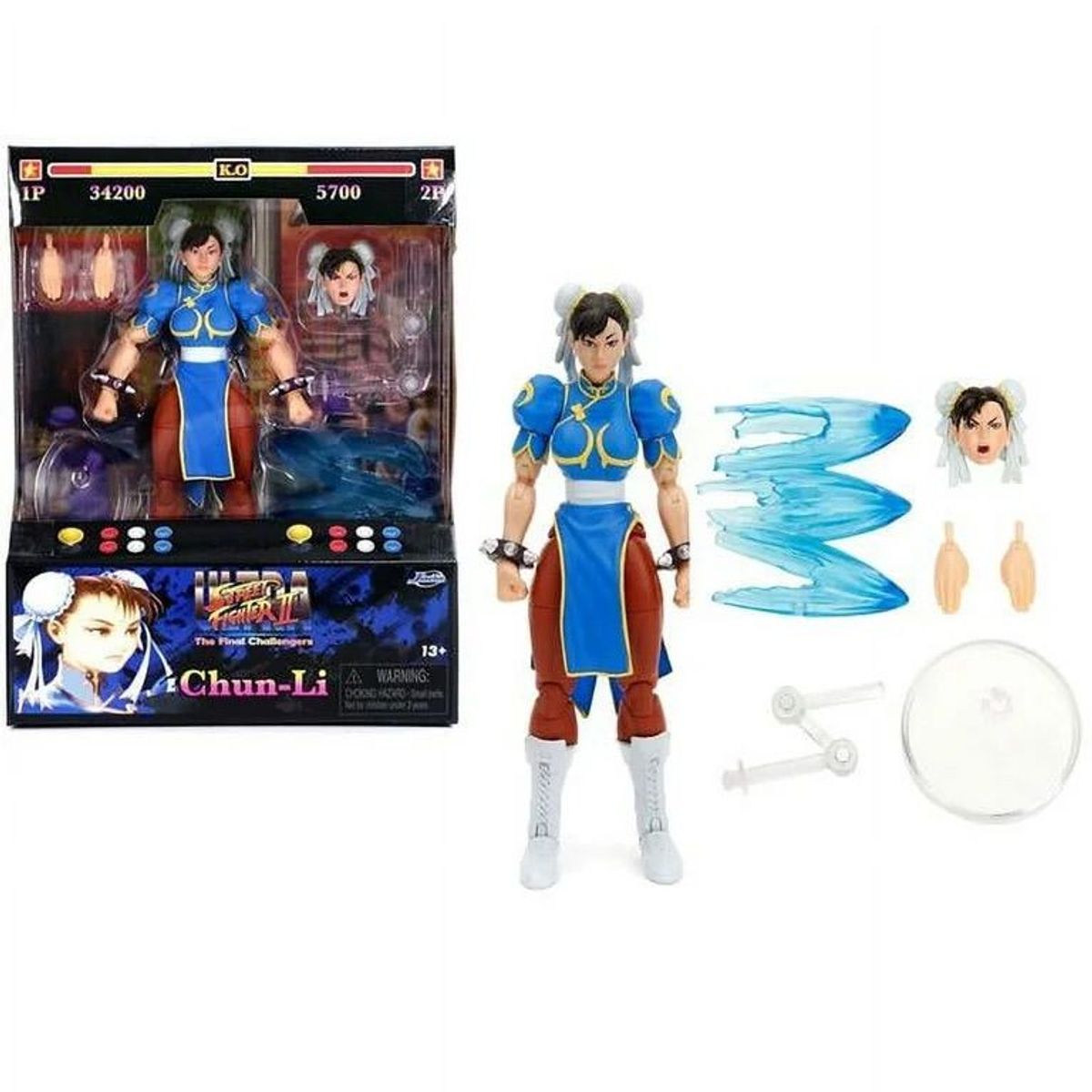 JADA TOYS - Figura de Accion Ultra Street Fighter Chun-Li Jada Toys