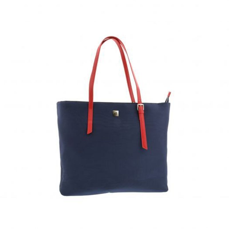 XTECH - XTECH CLOE BOLSO DE DAMAS PARA LAPTOP 15.6 POLIESTER AZUL ROJO.