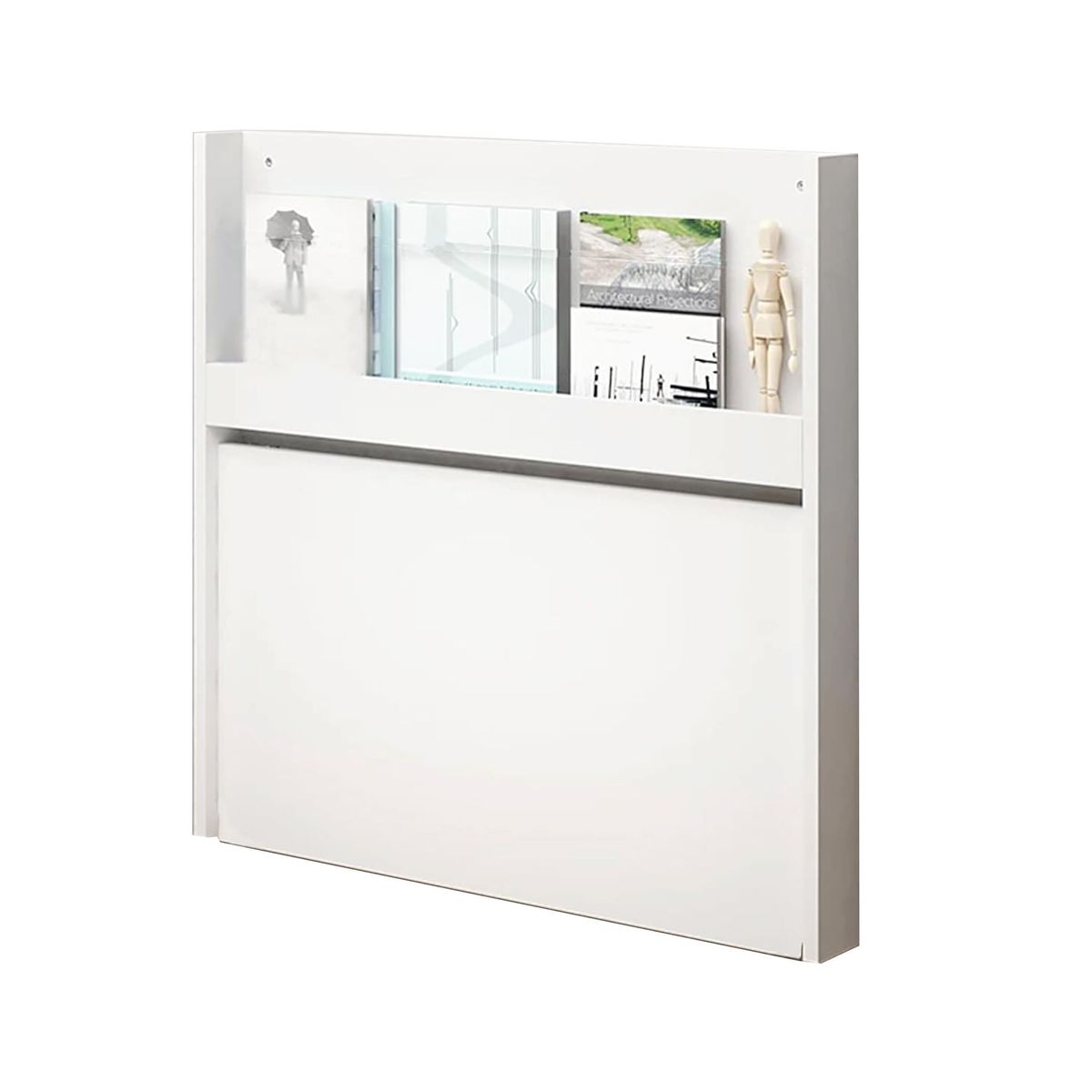 VILLA HOGAR - Escritorio flotante plegable Monet blanco