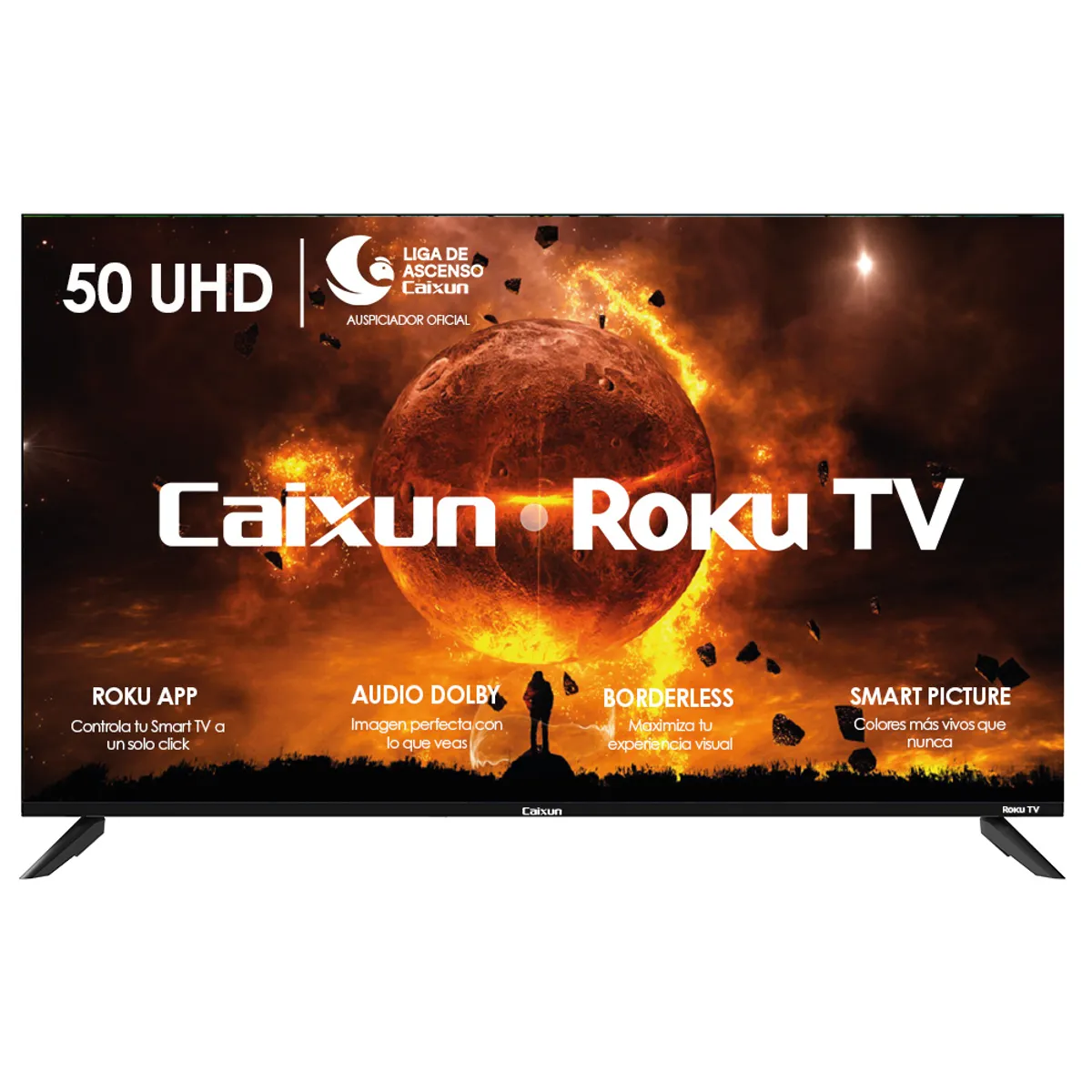 CAIXUN - Smart TV Caixun LED 50 UHD 4K Roku TV C50V1UR