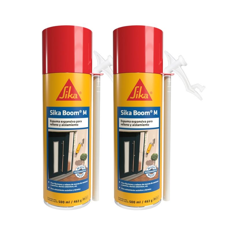SIKA - Pack 2 Espuma Expansiva de Relleno Sika Boom M x 500ml