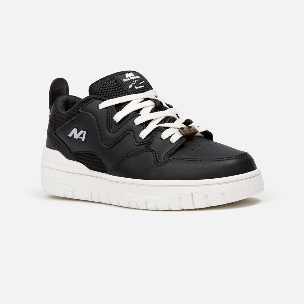 NEW ATHLETIC - ZAPATILLAS NEW ATHLETIC SKATEBOARDING FLIP22 NEGRO CON BLANCO PARA MUJER