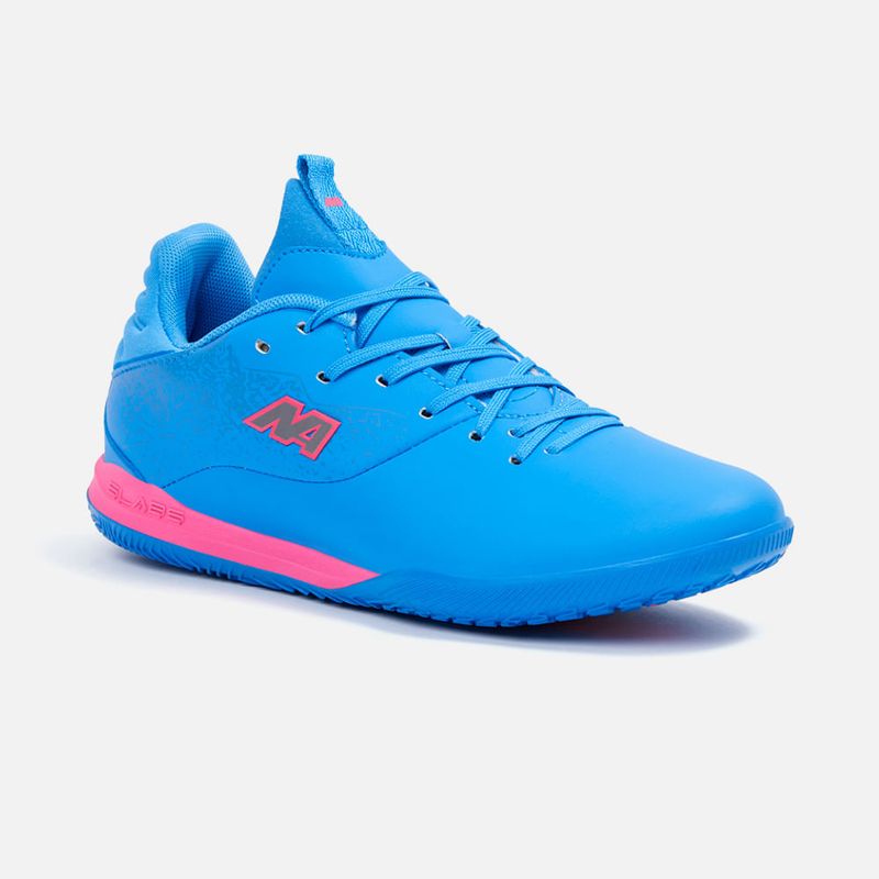 NEW ATHLETIC - ZAPATILLAS NEW ATHLETIC FOOTBALL SLABS53 TURQUESA CON FUCSIA PARA HOMBRE