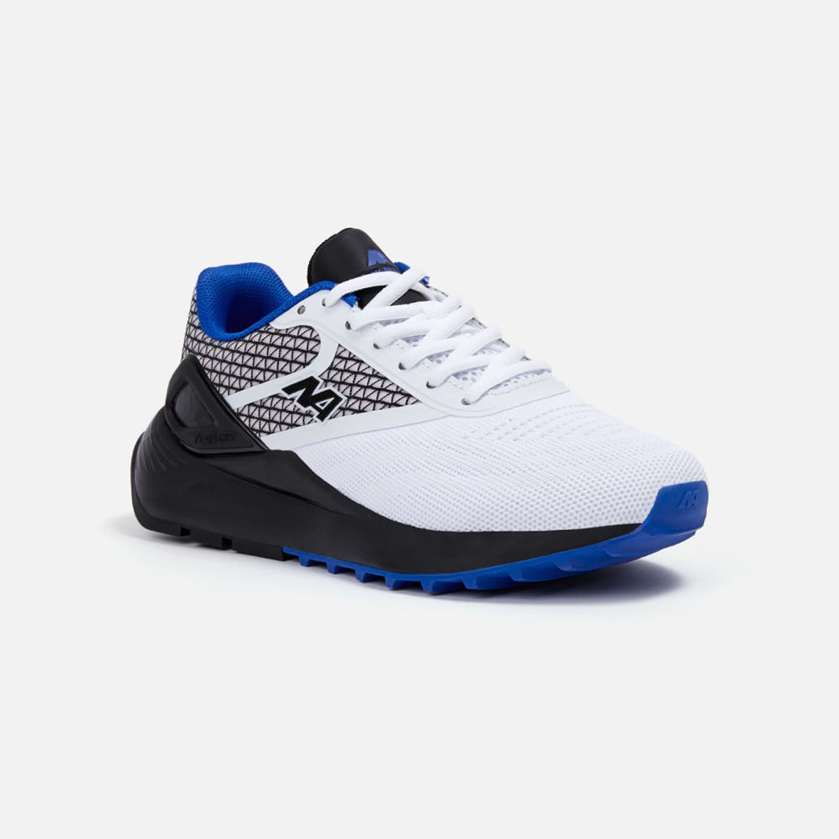 NEW ATHLETIC - ZAPATILLAS NEW ATHLETIC LIFESTYLE FLATS CITY40 BLANCO CON NEGRO PARA MUJER