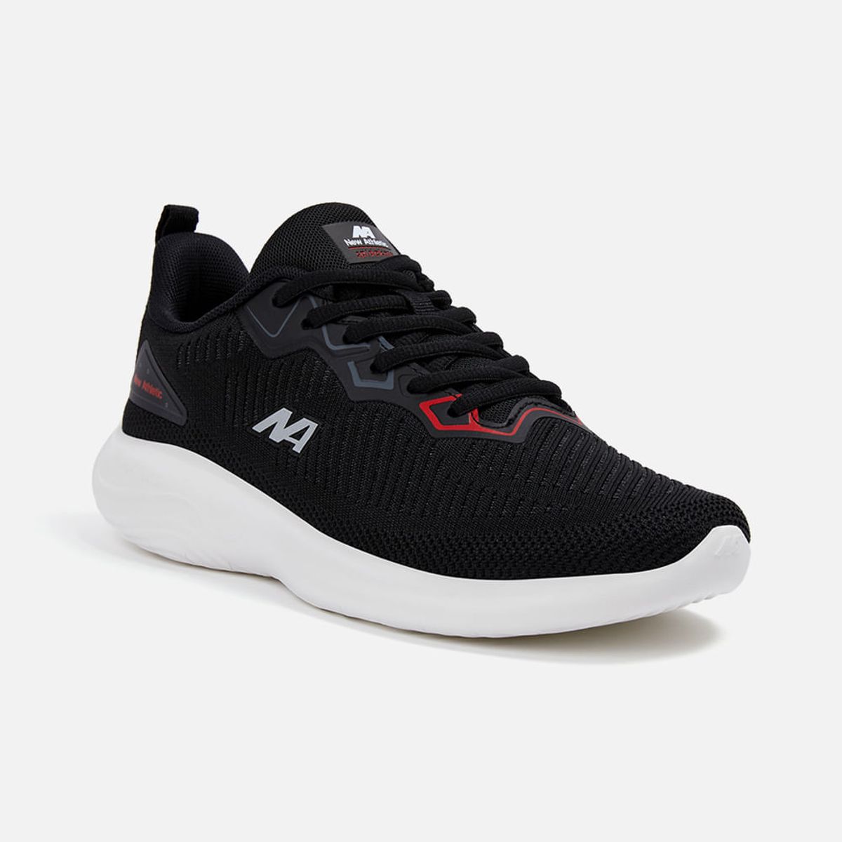 NEW ATHLETIC - ZAPATILLAS NEW ATHLETIC RUNNING FREX40 NEGRO CON ROJO PARA HOMBRE
