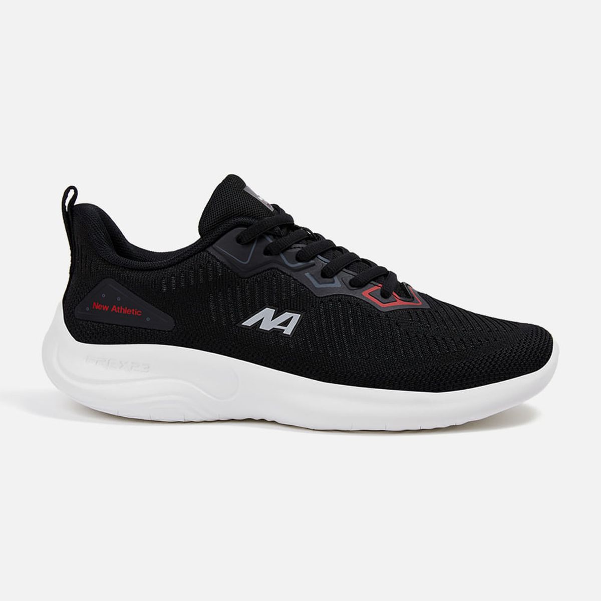 NEW ATHLETIC - ZAPATILLAS NEW ATHLETIC RUNNING FREX40 NEGRO CON ROJO PARA HOMBRE