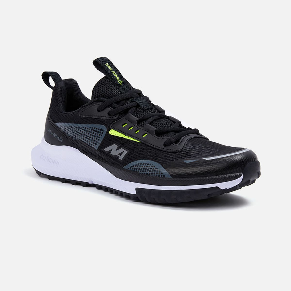 NEW ATHLETIC - ZAPATILLAS NEW ATHLETIC OUTDOOR CLIMB09 NEGRO CON VERDE NEON PARA HOMBRE