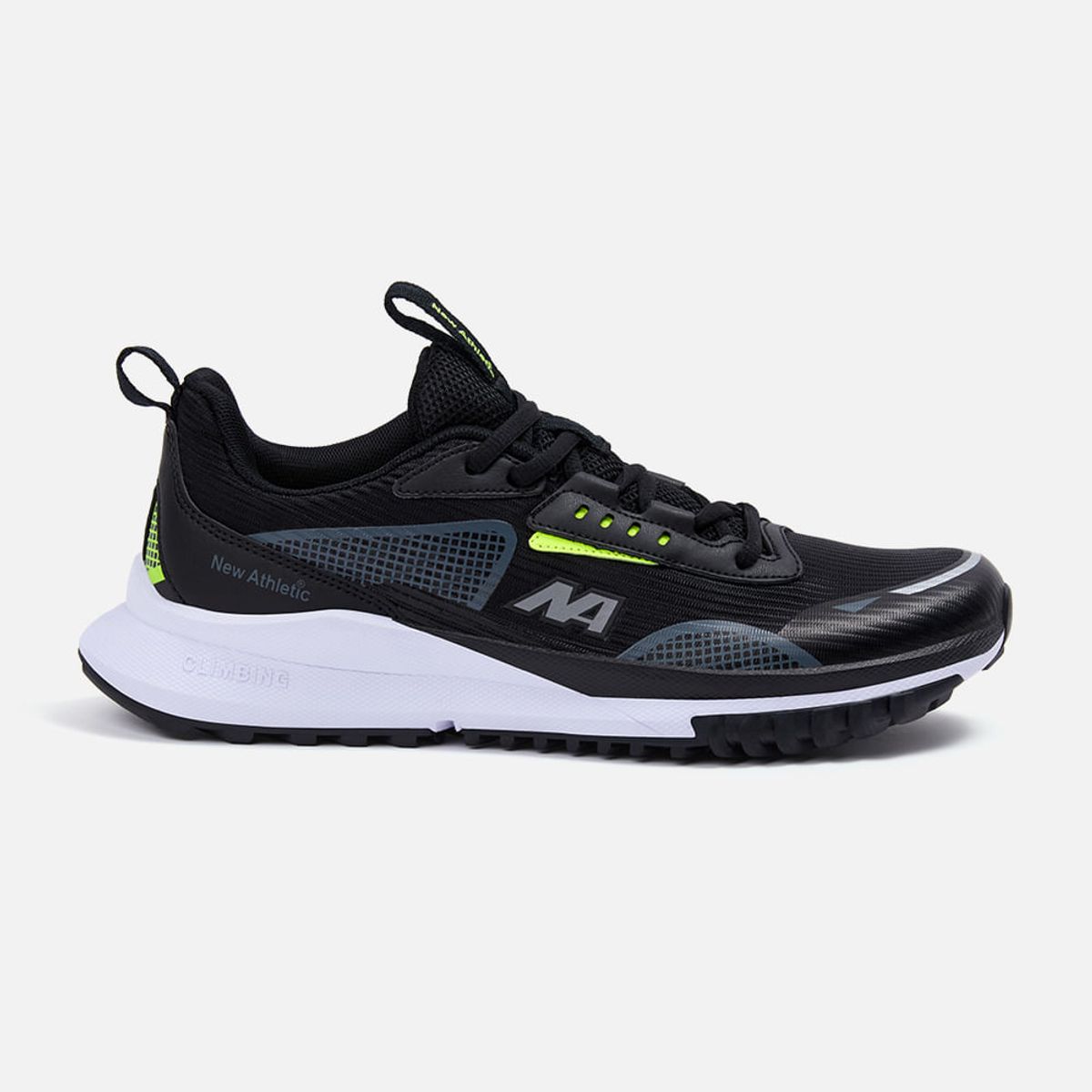 NEW ATHLETIC - ZAPATILLAS NEW ATHLETIC OUTDOOR CLIMB09 NEGRO CON VERDE NEON PARA HOMBRE