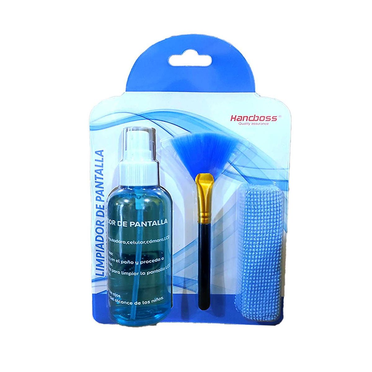 GENERICO - Kit Limpiador de Pantalla de Monitores TV Computadoras 3 en 1