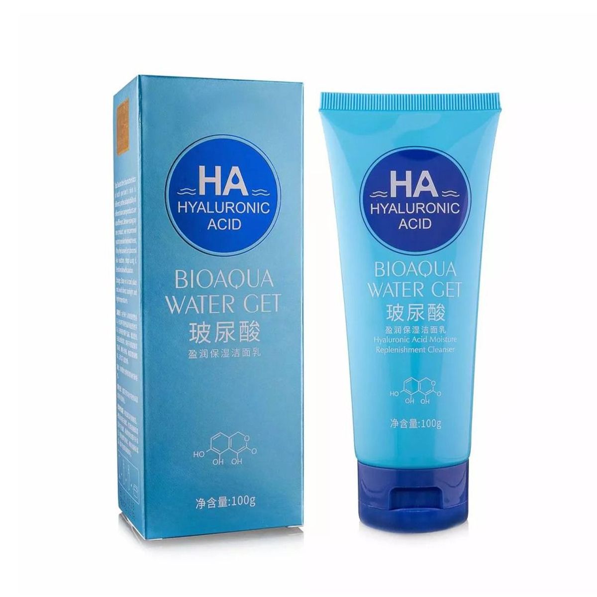 BIOAQUA - Gel Limpiador Facial de Acido Hialuronico Bioaqua