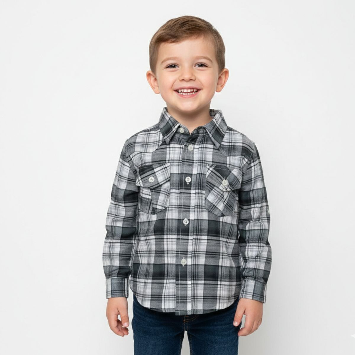 GENERICO - Camisa Manga Larga Gris Mandalay Knits