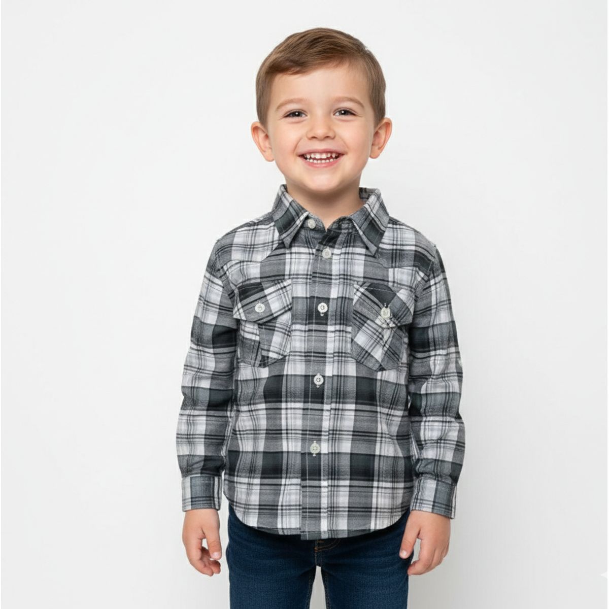 GENERICO - Camisa Manga Larga Gris Mandalay Knits