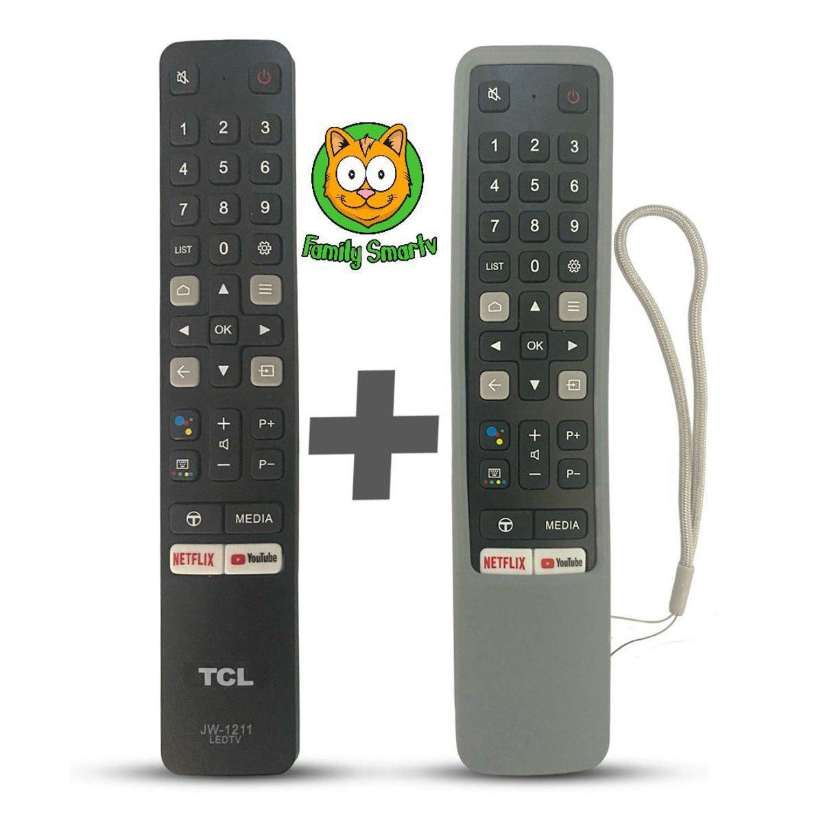 UNIVERSAL - Control Remoto Tcl Generico Smart Modelo RC901V + Funda Plomo