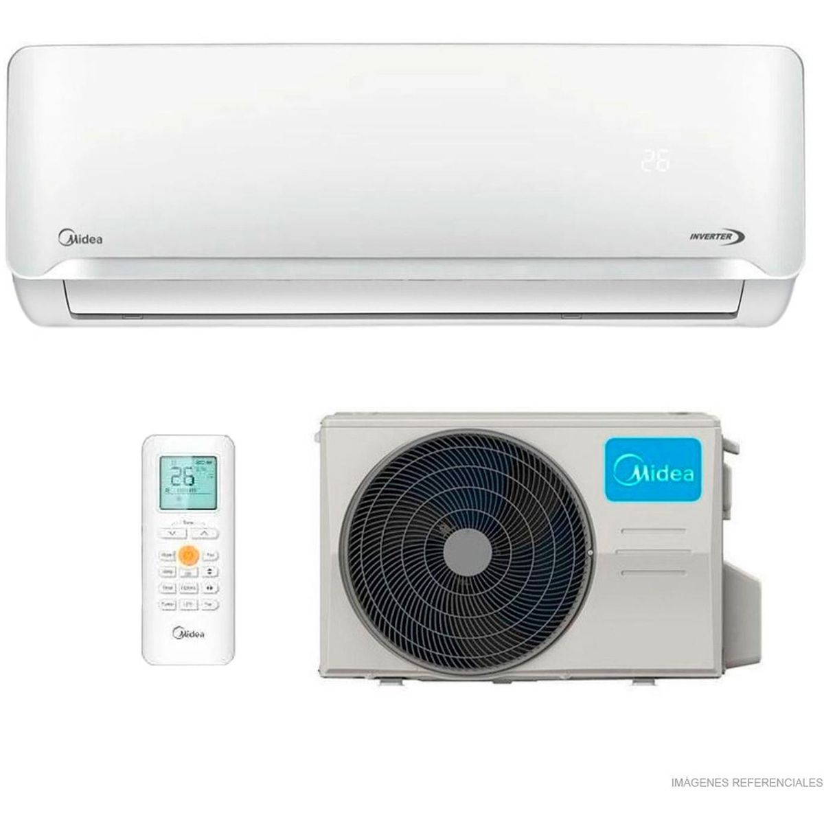 MIDEA - Aire Acondicionado Midea Split Pared Inverter Frío 18000 BTU