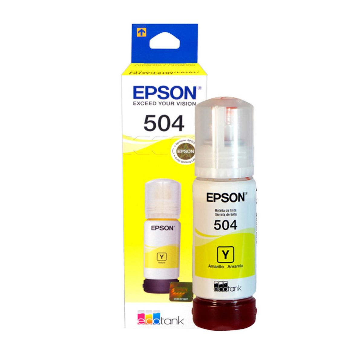 EPSON - Tinta EPSON T504 color Amarillo contenido 70ml original