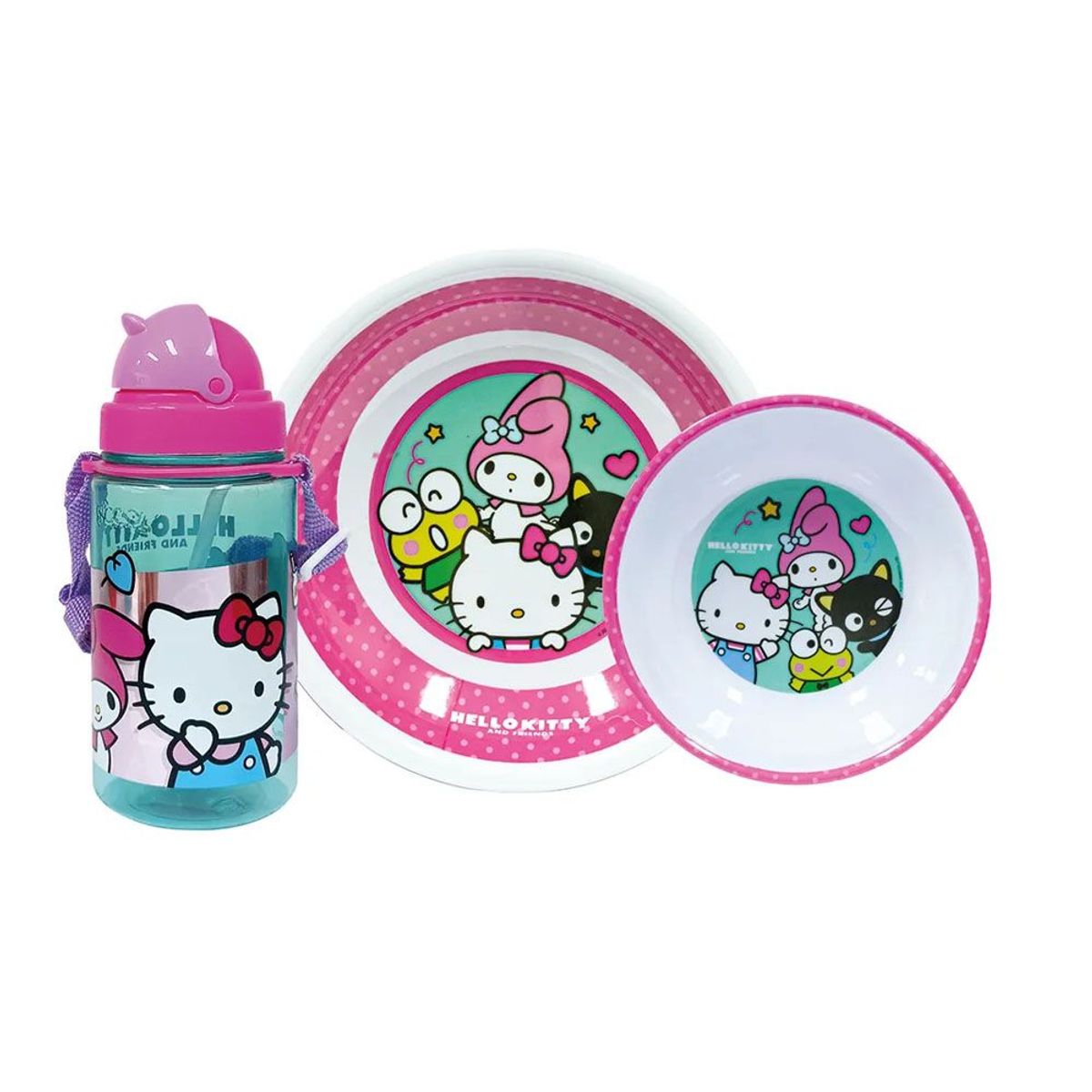 SCOOL - Vajilla Infantil Hello Kitty & Friends +Tomatodo Scool Melamine