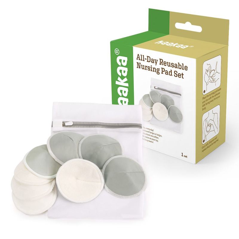 HAAKAA - Almohadillas de lactancia reutilizables  All day