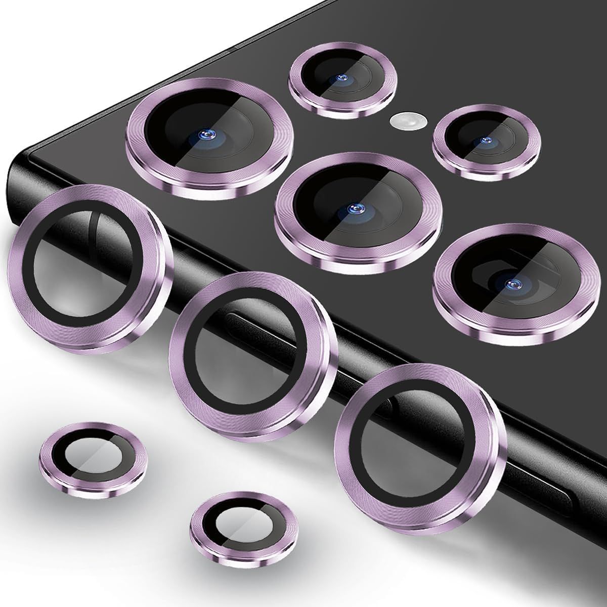 GENERICO - Protector de Cámara Metálico Para Samsung S24 Ultra - Lila