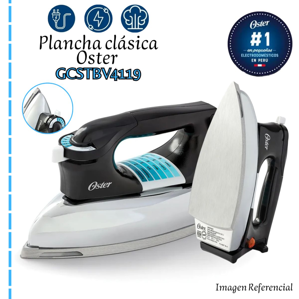 OSTER - Plancha Pesada Clasica Oster GCSTBV4119