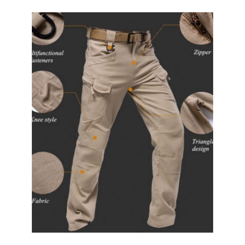 GENERICO - Pantalón Impermeable 10 bolsillos