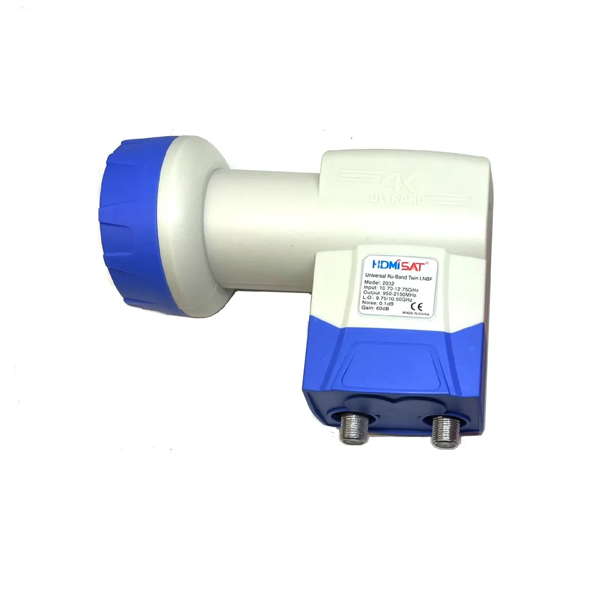 SAT PCS - Lnb 2 Salidas Banda KU HDMISAT 0.1dB NF para Antena parabolica KU