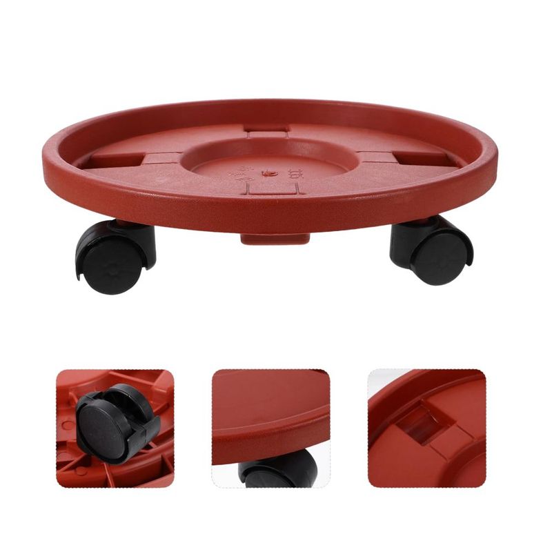 HYGGE - Base con Ruedas Soporte de Maceta 26 cm