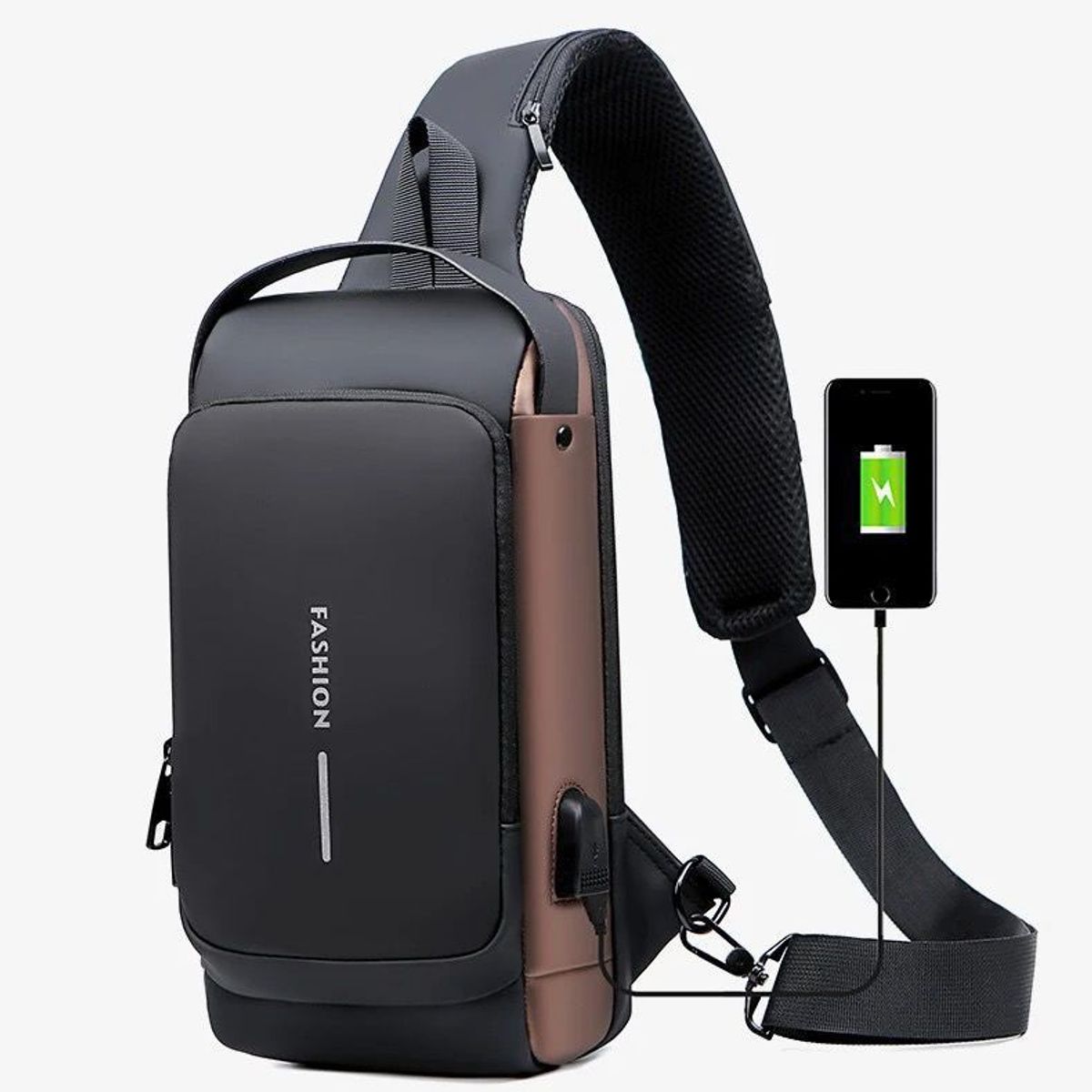 FASHION - Morral Pechera Oxford Impermeable Antirrobo