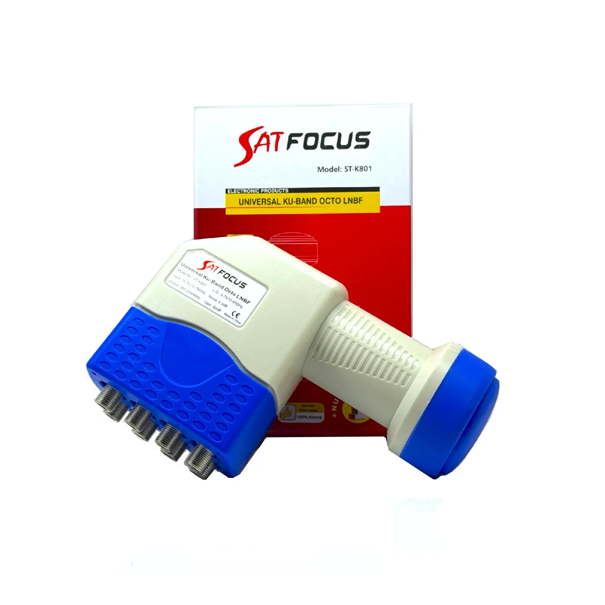 SAT PCS - Lnb 8 Salidas Banda KU HDMISAT 0.1dB NF para Antena parabolica KU